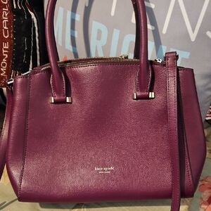 Kate Spade Plum Satchel Bag